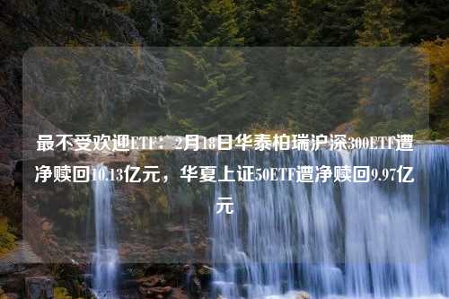 最不受欢迎ETF：2月18日华泰柏瑞沪深300ETF遭净赎回10.13亿元，华夏上证50ETF遭净赎回9.97亿元