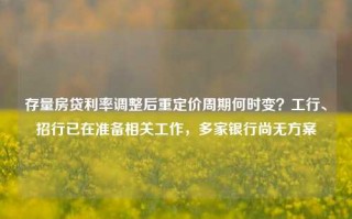 存量房贷利率调整后重定价周期何时变？工行、招行已在准备相关工作，多家银行尚无方案