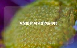 吨袋回收,吨袋回收招标网