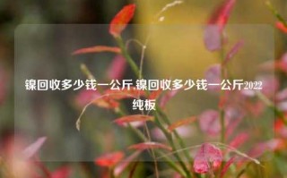 镍回收多少钱一公斤,镍回收多少钱一公斤2022纯板