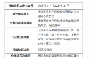 平安产险徐州中心支公司被罚42万元：因未按规定使用经批准或者备案的保险条款、保险费率