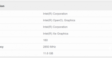 英特尔锐炫B580现身GeekBench 配20Xe核心+12GB显存