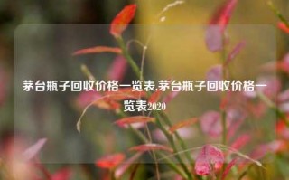 茅台瓶子回收价格一览表,茅台瓶子回收价格一览表2020