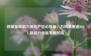 政策东风助力房地产信心恢复，万科多赛道REITs探路行业新发展阶段