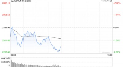 午评：创指半日跌1.49% AI概念股早盘强势