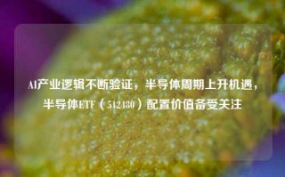 AI产业逻辑不断验证，半导体周期上升机遇，半导体ETF（512480）配置价值备受关注