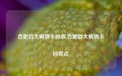 合肥百大购物卡回收,合肥百大购物卡回收点