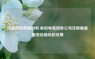 沈阳废旧电缆回收,废旧电缆回收公司沈阳鼎盛物资经销处赵经理