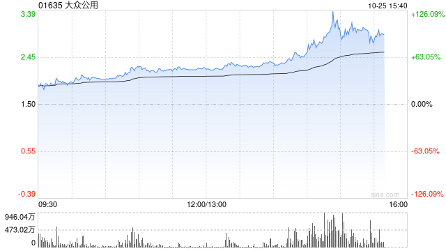 创投概念受资金追捧 大众公用午后放量暴涨114%-第1张图片-华粤回收