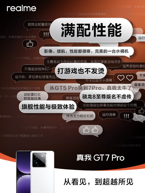 真我GT7 Pro预售用户评价出炉 完美的一台水桶机-第1张图片-华粤回收