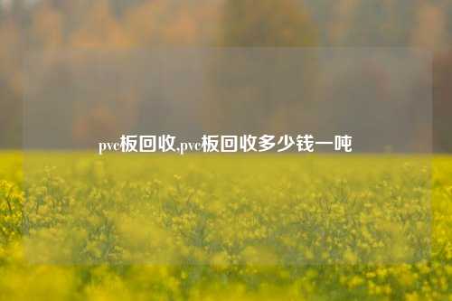 pvc板回收,pvc板回收多少钱一吨-第1张图片-华粤回收