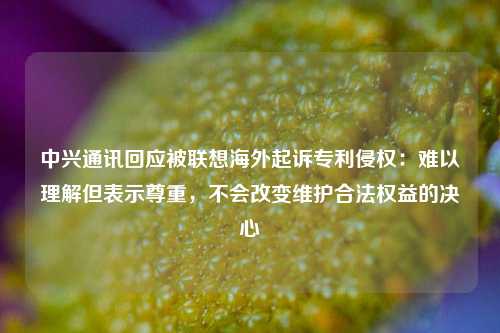 中兴通讯回应被联想海外起诉专利侵权：难以理解但表示尊重，不会改变维护合法权益的决心-第1张图片-华粤回收