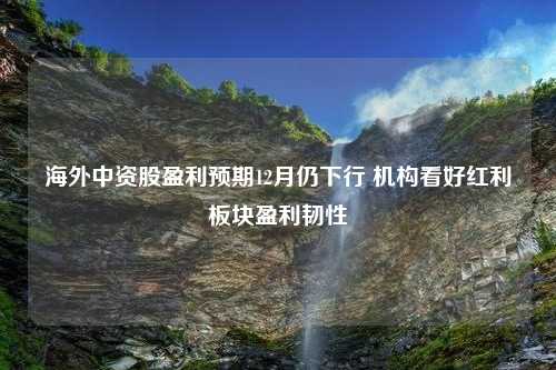 海外中资股盈利预期12月仍下行 机构看好红利板块盈利韧性