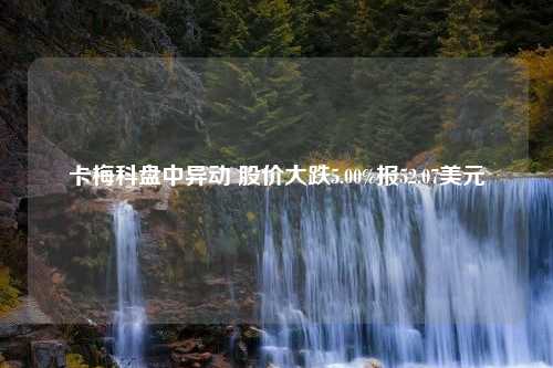 卡梅科盘中异动 股价大跌5.00%报52.07美元