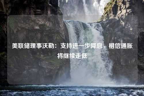 美联储理事沃勒：支持进一步降息，相信通胀将继续走低