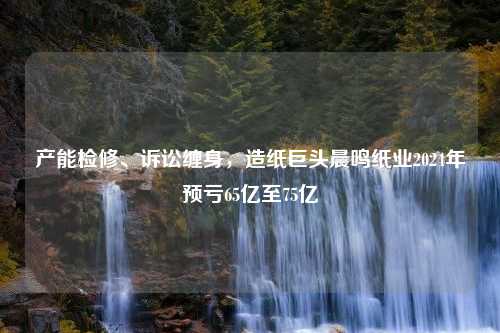 产能检修、诉讼缠身，造纸巨头晨鸣纸业2024年预亏65亿至75亿