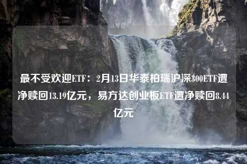 最不受欢迎ETF：2月13日华泰柏瑞沪深300ETF遭净赎回13.19亿元，易方达创业板ETF遭净赎回8.44亿元